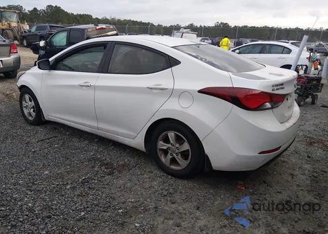 2015 Hyundai Elantra Se z USA, uszkodzony, nr VIN 5NPDH4AEXFH608406